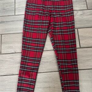 Zara Plaid Red Women’s Pants